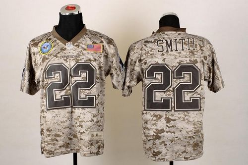 Nike Cowboys #22 Emmitt Smith Camo Men's Stitched NFL New Elite USMC Jersey Nike Cowboys #22 Emmitt Smith Camo Men's Stitched NFL New Elite USMC Jersey