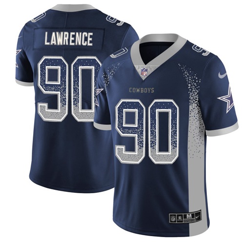 Nike Cowboys #90 Demarcus Lawrence Navy Blue Team Color Men's Stitched NFL Limited Rush Drift Fashion Jersey Nike Cowboys #90 Demarcus Lawrence Navy Blue Team Color Men's Stitched NFL Limited Rush Drift Fashion Jersey