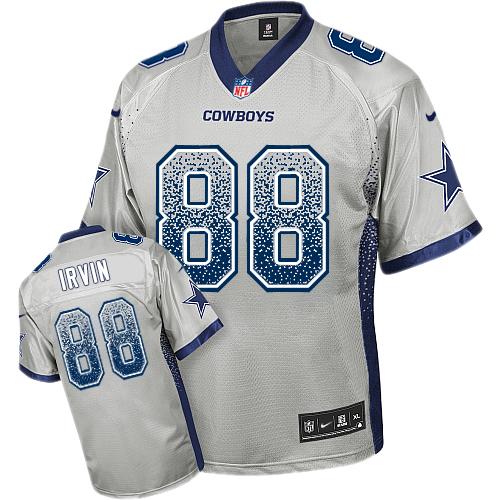 Nike Cowboys #88 Michael Irvin Grey Men's Stitched NFL Elite Drift Fashion Jersey Nike Cowboys #88 Michael Irvin Grey Men's Stitched NFL Elite Drift Fashion Jersey