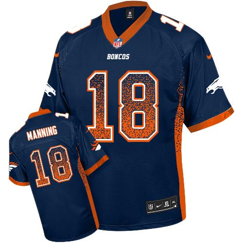 Nike Broncos #18 Peyton Manning Navy Blue Alternate Men's Stitched NFL Elite Drift Fashion Jersey Nike Broncos #18 Peyton Manning Navy Blue Alternate Men's Stitched NFL Elite Drift Fashion Jersey