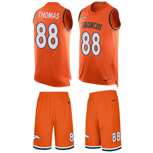 Nike Broncos #88 Demaryius Thomas Orange Team Color Men's Stitched NFL Limited Tank Top Suit Jersey Nike Broncos #88 Demaryius Thomas Orange Team Color Men's Stitched NFL Limited Tank Top Suit Jersey
