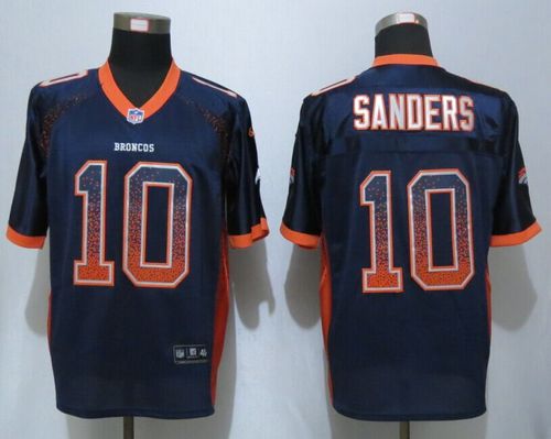 Nike Broncos #10 Emmanuel Sanders Navy Blue Alternate Men's Stitched NFL Elite Drift Fashion Jersey Nike Broncos #10 Emmanuel Sanders Navy Blue Alternate Men's Stitched NFL Elite Drift Fashion Jersey