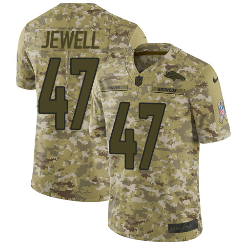 Nike Broncos #47 Josey Jewell Camo Men's Stitched NFL Limited 2018 Salute To Service Jersey Nike Broncos #47 Josey Jewell Camo Men's Stitched NFL Limited 2018 Salute To Service Jersey