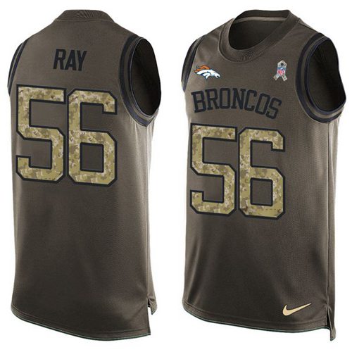 Nike Broncos #56 Shane Ray Green Men's Stitched NFL Limited Salute To Service Tank Top Jersey Nike Broncos #56 Shane Ray Green Men's Stitched NFL Limited Salute To Service Tank Top Jersey
