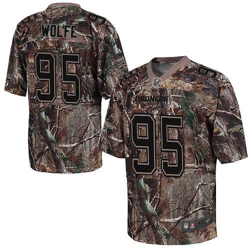 Nike Broncos #95 Derek Wolfe Camo Men's Stitched NFL Realtree Elite Jersey Nike Broncos #95 Derek Wolfe Camo Men's Stitched NFL Realtree Elite Jersey