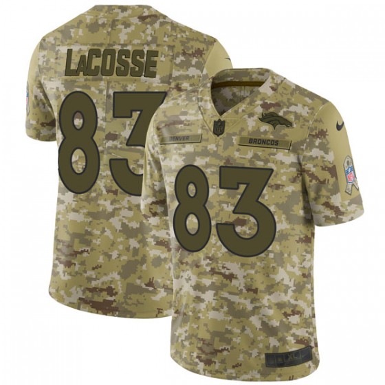 Nike Broncos #83 Matt LaCosse Camo Men's Stitched NFL Limited 2018 Salute To Service Jersey Nike Broncos #83 Matt LaCosse Camo Men's Stitched NFL Limited 2018 Salute To Service Jersey