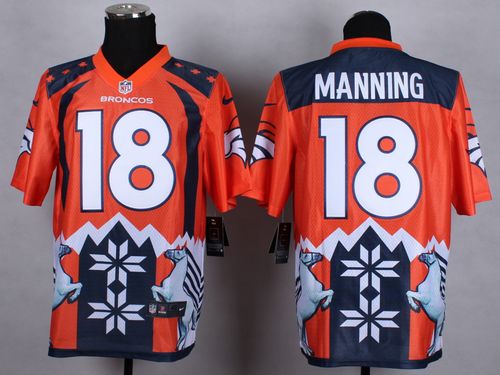 Nike Broncos #18 Peyton Manning Orange Men's Stitched NFL Elite Noble Fashion Jersey Nike Broncos #18 Peyton Manning Orange Men's Stitched NFL Elite Noble Fashion Jersey