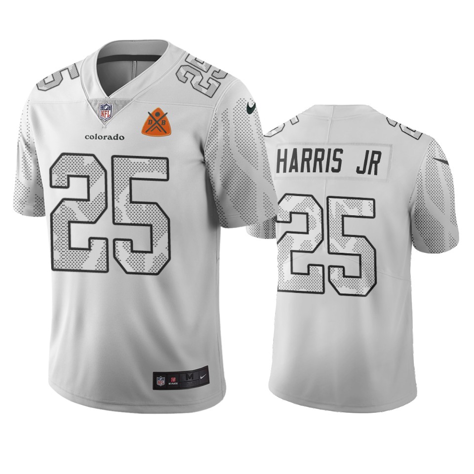 Denver Broncos #25 Chris Harris Jr White Vapor Limited City Edition NFL Jersey Denver Broncos #25 Chris Harris Jr White Vapor Limited City Edition NFL Jersey