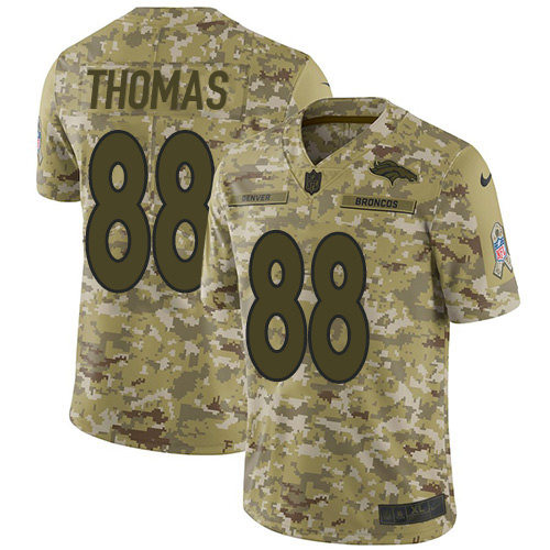 Nike Broncos #88 Demaryius Thomas Camo Men's Stitched NFL Limited 2018 Salute To Service Jersey Nike Broncos #88 Demaryius Thomas Camo Men's Stitched NFL Limited 2018 Salute To Service Jersey