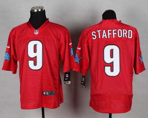 Nike Lions #9 Matthew Stafford Red Men's Stitched NFL Elite QB Practice Jersey Nike Lions #9 Matthew Stafford Red Men's Stitched NFL Elite QB Practice Jersey