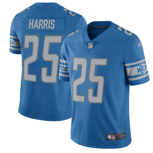 Nike Lions #25 Will Harris Blue Team Color Men's Stitched NFL Vapor Untouchable Limited Jersey Nike Lions #25 Will Harris Blue Team Color Men's Stitched NFL Vapor Untouchable Limited Jersey