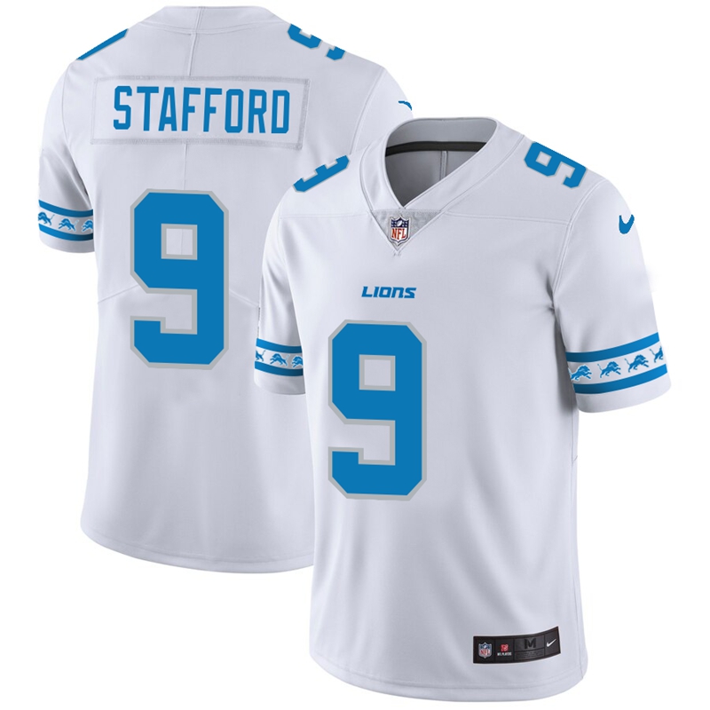 Detroit Lions #9 Matthew Stafford Nike White Team Logo Vapor Limited NFL Jersey Detroit Lions #9 Matthew Stafford Nike White Team Logo Vapor Limited NFL Jersey