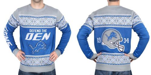 Nike Lions Men's Ugly Sweater Nike Lions Men's Ugly Sweater