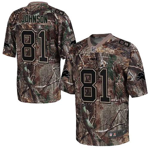 Nike Lions #81 Calvin Johnson Camo Men's Stitched NFL Realtree Elite Jersey Nike Lions #81 Calvin Johnson Camo Men's Stitched NFL Realtree Elite Jersey