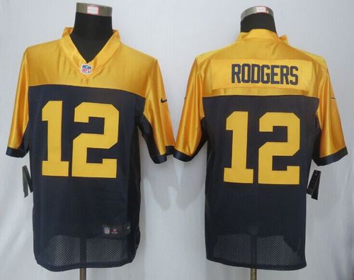 Nike Packers #12 Aaron Rodgers Navy Blue Alternate Men's Stitched NFL New Limited Jersey Nike Packers #12 Aaron Rodgers Navy Blue Alternate Men's Stitched NFL New Limited Jersey
