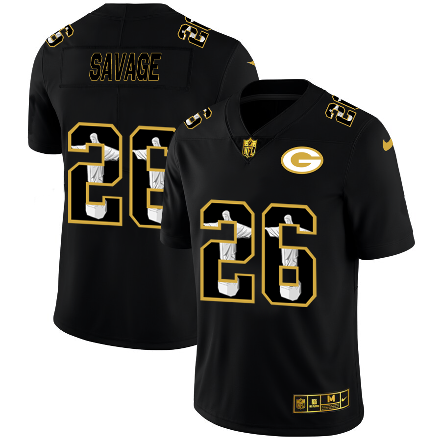 Green Bay Packers #26 Darnell Savage Jr. Nike Carbon Black Vapor Cristo Redentor Limited NFL Jersey Green Bay Packers #26 Darnell Savage Jr. Nike Carbon Black Vapor Cristo Redentor Limited NFL Jersey