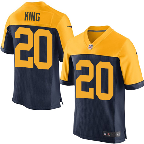 Nike Packers #20 Kevin King Navy Blue Alternate Men's Stitched NFL New Elite Jersey Nike Packers #20 Kevin King Navy Blue Alternate Men's Stitched NFL New Elite Jersey