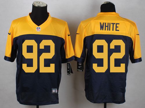 Nike Packers #92 Reggie White Navy Blue Alternate Men's Stitched NFL New Elite Jersey Nike Packers #92 Reggie White Navy Blue Alternate Men's Stitched NFL New Elite Jersey