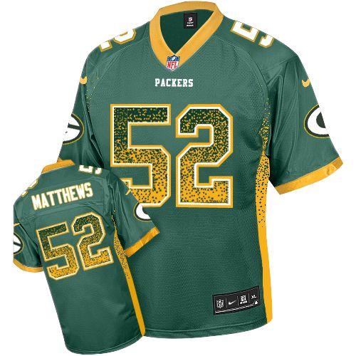 Nike Packers #52 Clay Matthews Green Team Color Men's Stitched NFL Elite Drift Fashion Jersey Nike Packers #52 Clay Matthews Green Team Color Men's Stitched NFL Elite Drift Fashion Jersey
