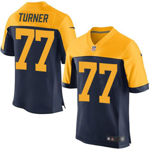 Nike Packers #77 Billy Turner Navy Blue Alternate Men's Stitched NFL New Elite Jersey Nike Packers #77 Billy Turner Navy Blue Alternate Men's Stitched NFL New Elite Jersey