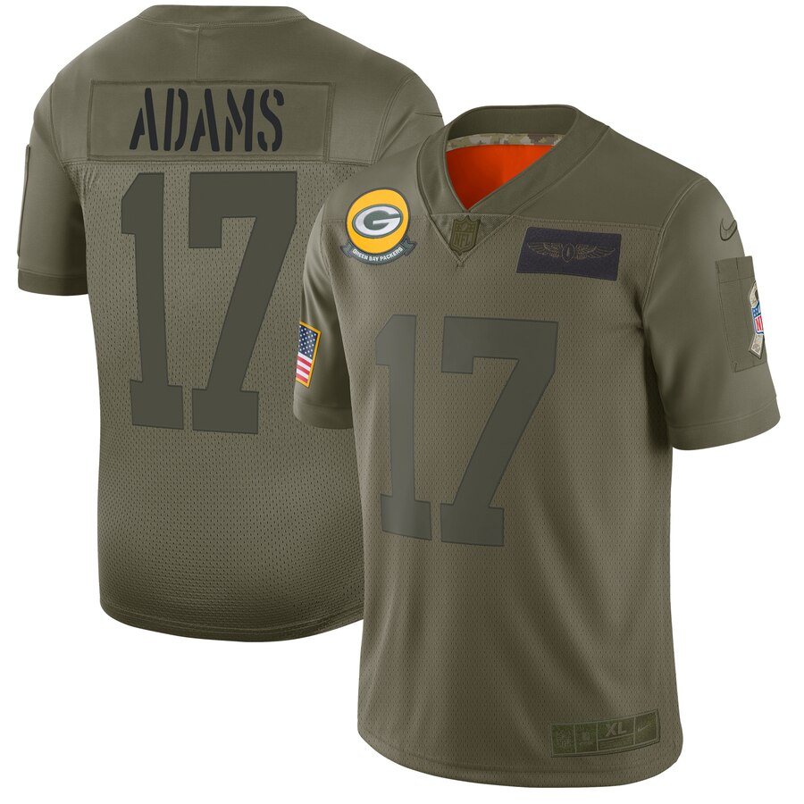 Nike Packers #17 Davante Adams Camo Men's Stitched NFL Limited 2019 Salute To Service Jersey Nike Packers #17 Davante Adams Camo Men's Stitched NFL Limited 2019 Salute To Service Jersey
