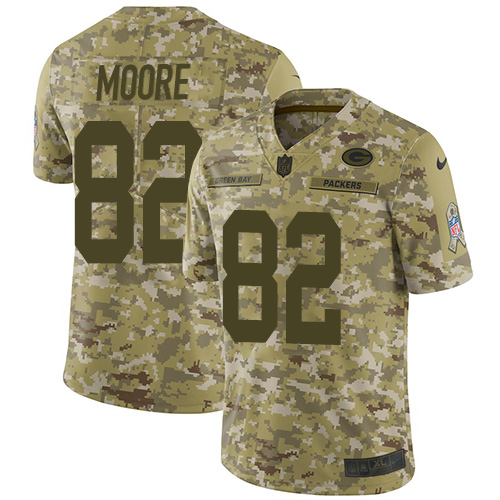 Nike Packers #82 J'Mon Moore Camo Men's Stitched NFL Limited 2018 Salute To Service Jersey Nike Packers #82 J'Mon Moore Camo Men's Stitched NFL Limited 2018 Salute To Service Jersey