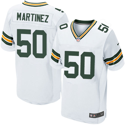Nike Packers #50 Blake Martinez White Men's Stitched NFL Elite Jersey Nike Packers #50 Blake Martinez White Men's Stitched NFL Elite Jersey
