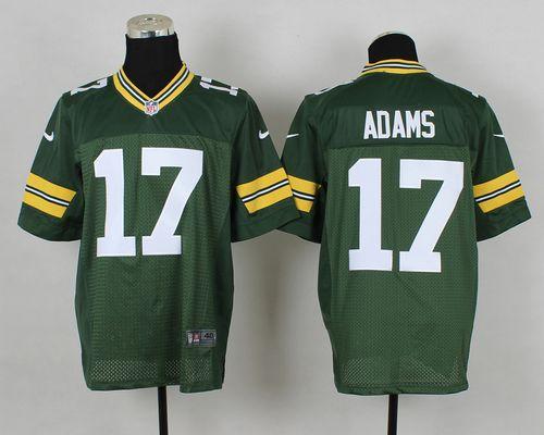Nike Packers #17 Davante Adams Green Team Color Men's Stitched NFL Elite Jersey Nike Packers #17 Davante Adams Green Team Color Men's Stitched NFL Elite Jersey