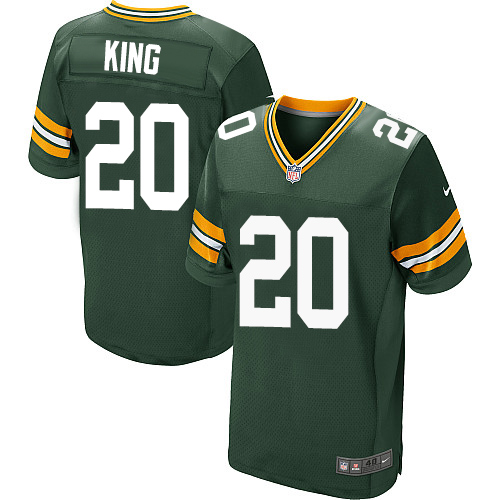 Nike Packers #20 Kevin King Green Team Color Men's Stitched NFL Elite Jersey Nike Packers #20 Kevin King Green Team Color Men's Stitched NFL Elite Jersey