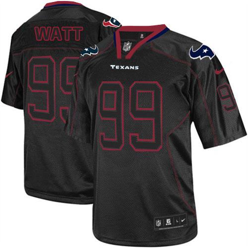 Nike Texans #99 J.J. Watt Lights Out Black Men's Stitched NFL Elite Jersey Nike Texans #99 J.J. Watt Lights Out Black Men's Stitched NFL Elite Jersey
