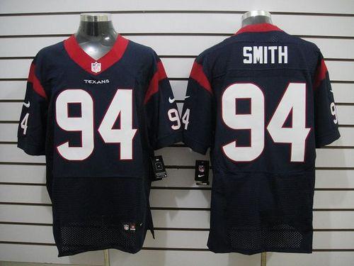 Nike Texans #94 Antonio Smith Navy Blue Team Color Men's Stitched NFL Elite Jersey Nike Texans #94 Antonio Smith Navy Blue Team Color Men's Stitched NFL Elite Jersey