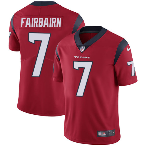 Nike Texans #7 Ka'imi Fairbairn Red Alternate Men's Stitched NFL Vapor Untouchable Limited Jersey Nike Texans #7 Ka'imi Fairbairn Red Alternate Men's Stitched NFL Vapor Untouchable Limited Jersey