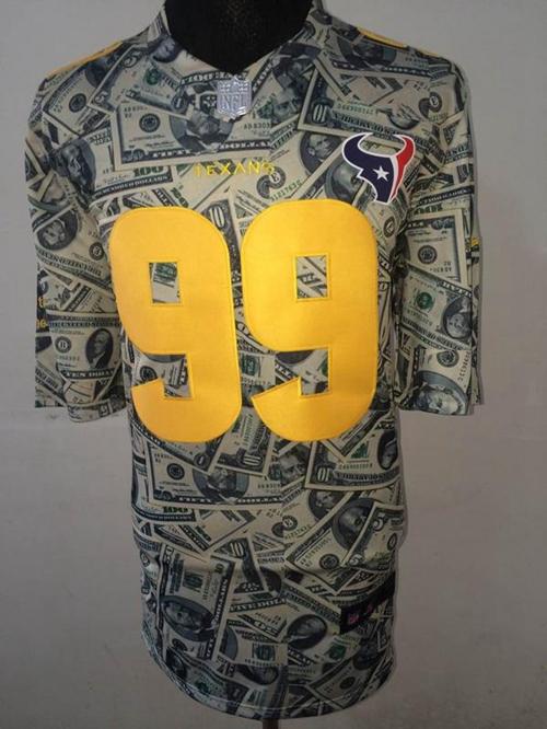 Nike Texans #99 J.J. Watt Dollar Fashion Men's Stitched NFL Elite Jersey Nike Texans #99 J.J. Watt Dollar Fashion Men's Stitched NFL Elite Jersey