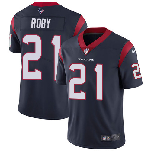 Nike Texans #21 Bradley Roby Navy Blue Team Color Men's Stitched NFL Vapor Untouchable Limited Jersey Nike Texans #21 Bradley Roby Navy Blue Team Color Men's Stitched NFL Vapor Untouchable Limited Jersey