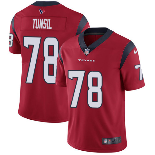 Nike Texans #78 Laremy Tunsil Red Alternate Men's Stitched NFL Vapor Untouchable Limited Jersey Nike Texans #78 Laremy Tunsil Red Alternate Men's Stitched NFL Vapor Untouchable Limited Jersey