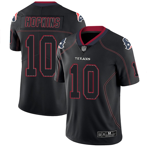 Nike Texans #10 DeAndre Hopkins Lights Out Black Men's Stitched NFL Limited Rush Jersey Nike Texans #10 DeAndre Hopkins Lights Out Black Men's Stitched NFL Limited Rush Jersey