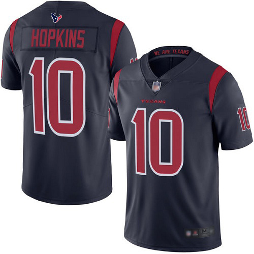 Nike Texans #10 DeAndre Hopkins Navy Blue Men's Stitched NFL Limited Rush Jersey Nike Texans #10 DeAndre Hopkins Navy Blue Men's Stitched NFL Limited Rush Jersey