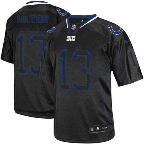 Nike Colts #13 T.Y. Hilton Lights Out Black Men's Stitched NFL Elite Jersey Nike Colts #13 T.Y. Hilton Lights Out Black Men's Stitched NFL Elite Jersey
