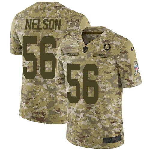 Nike Colts #56 Quenton Nelson Camo Men's Stitched NFL Limited 2018 Salute To Service Jersey Nike Colts #56 Quenton Nelson Camo Men's Stitched NFL Limited 2018 Salute To Service Jersey