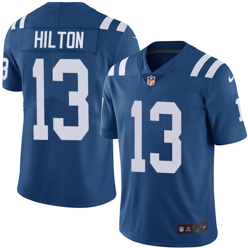 Nike Colts #13 T.Y. Hilton Royal Blue Team Color Men's Stitched NFL Vapor Untouchable Limited Jersey Nike Colts #13 T.Y. Hilton Royal Blue Team Color Men's Stitched NFL Vapor Untouchable Limited Jersey