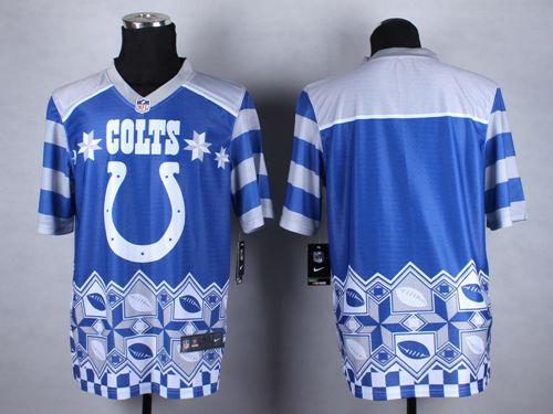 Nike Colts Blank Royal Blue Men's Stitched NFL Elite Noble Fashion Jersey Nike Colts Blank Royal Blue Men's Stitched NFL Elite Noble Fashion Jersey
