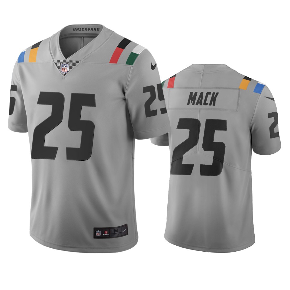 Indianapolis Colts #25 Marlon Mack Gray Vapor Limited City Edition NFL Jersey Indianapolis Colts #25 Marlon Mack Gray Vapor Limited City Edition NFL Jersey