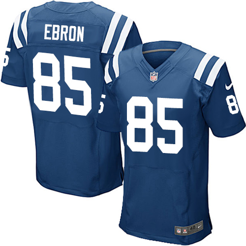Nike Colts #85 Eric Ebron Royal Blue Team Color Men's Stitched NFL Elite Jersey Nike Colts #85 Eric Ebron Royal Blue Team Color Men's Stitched NFL Elite Jersey