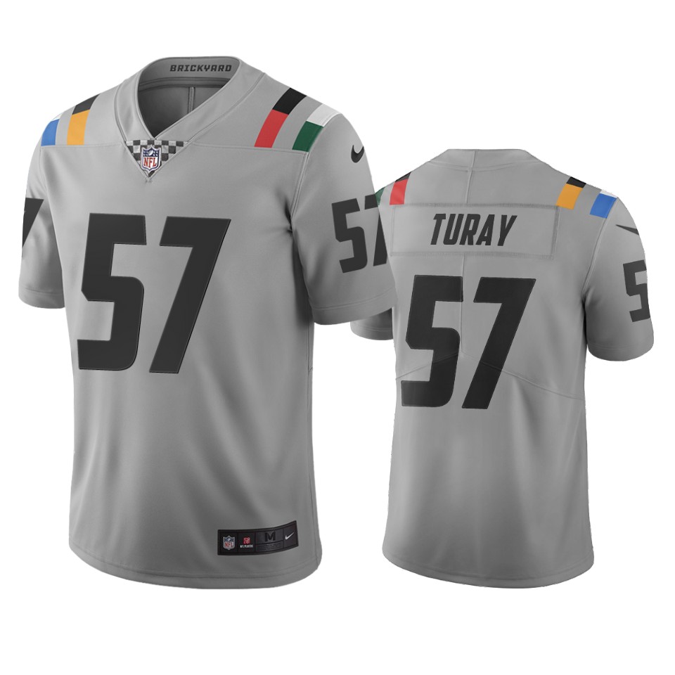 Indianapolis Colts #57 Kemoko Turay Gray Vapor Limited City Edition NFL Jersey Indianapolis Colts #57 Kemoko Turay Gray Vapor Limited City Edition NFL Jersey