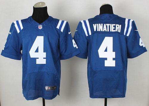 Nike Colts #4 Adam Vinatieri Royal Blue Team Color Men's Stitched NFL Elite Jersey Nike Colts #4 Adam Vinatieri Royal Blue Team Color Men's Stitched NFL Elite Jersey