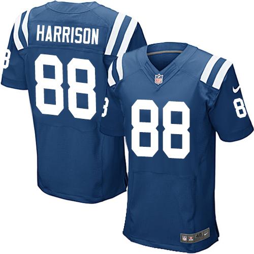 Nike Colts #88 Marvin Harrison Royal Blue Team Color Men's Stitched NFL Elite Jersey Nike Colts #88 Marvin Harrison Royal Blue Team Color Men's Stitched NFL Elite Jersey