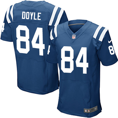 Nike Colts #84 Jack Doyle Royal Blue Team Color Men's Stitched NFL Elite Jersey Nike Colts #84 Jack Doyle Royal Blue Team Color Men's Stitched NFL Elite Jersey