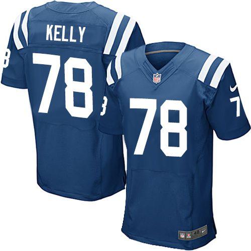 Nike Colts #78 Ryan Kelly Royal Blue Team Color Men's Stitched NFL Elite Jersey Nike Colts #78 Ryan Kelly Royal Blue Team Color Men's Stitched NFL Elite Jersey