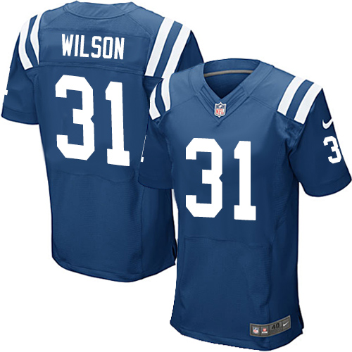 Nike Colts #31 Quincy Wilson Royal Blue Team Color Men's Stitched NFL Elite Jersey Nike Colts #31 Quincy Wilson Royal Blue Team Color Men's Stitched NFL Elite Jersey