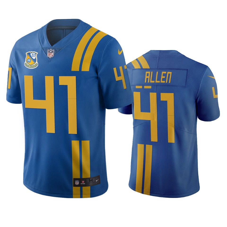 Jacksonville Jaguars #41 Josh Allen Royal Vapor Limited City Edition NFL Jersey Jacksonville Jaguars #41 Josh Allen Royal Vapor Limited City Edition NFL Jersey